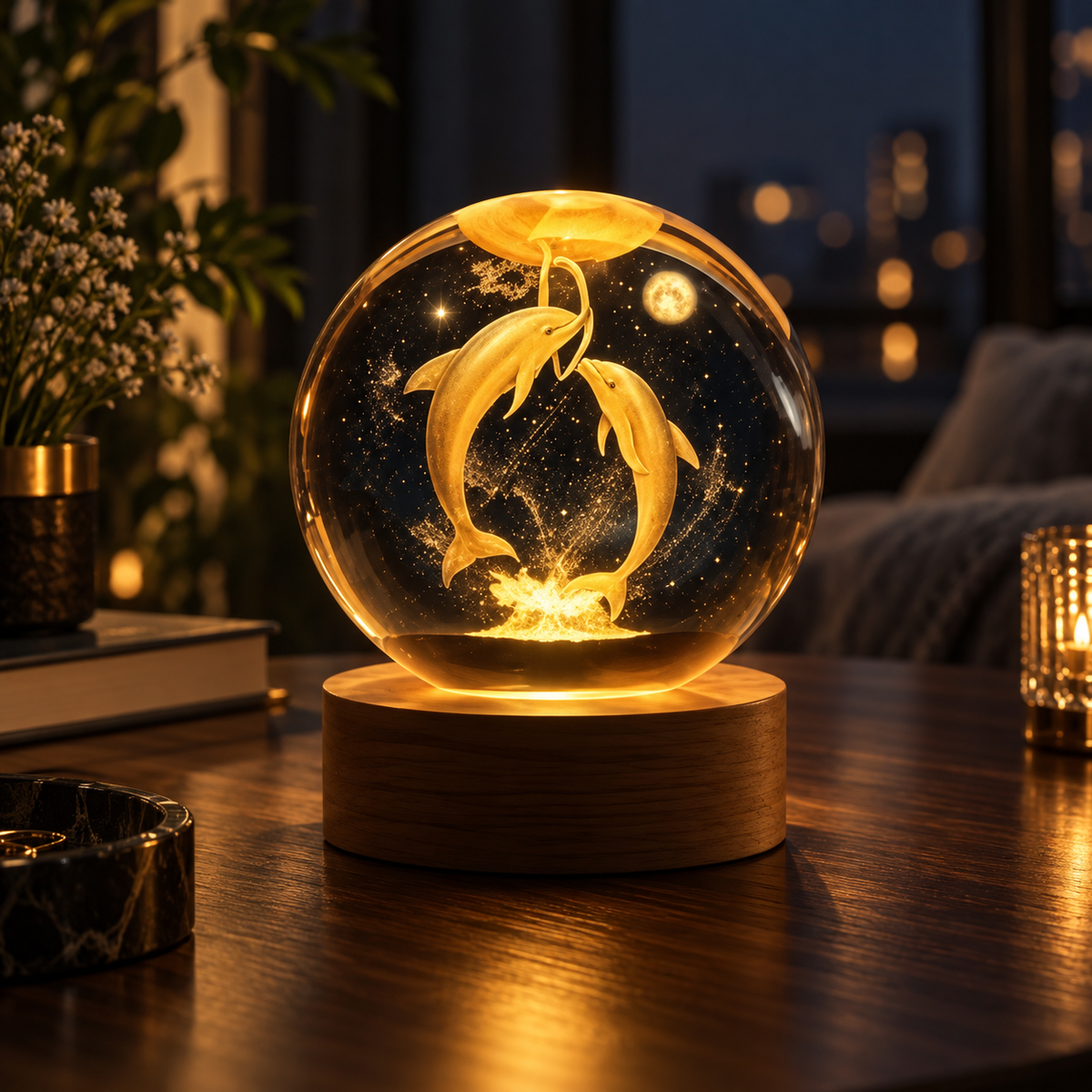 Crystal Ball Night Light